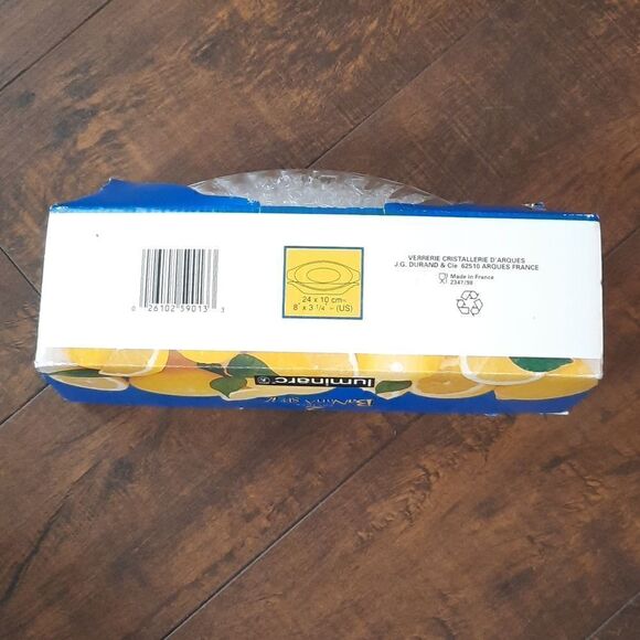 Brand New 2 Piece‎ Luminarc Made In France Clear Glass Banana Split Dishes - Picture 6 of 10